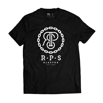 T-SHIRT MĘSKI CHAIN CZARNY