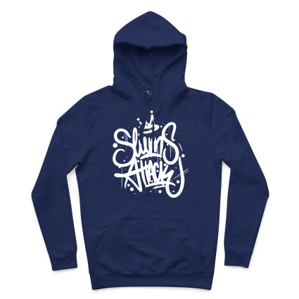 BLUZA KANGURKA MĘSKA KING SLUMS ATTACK GRANAT