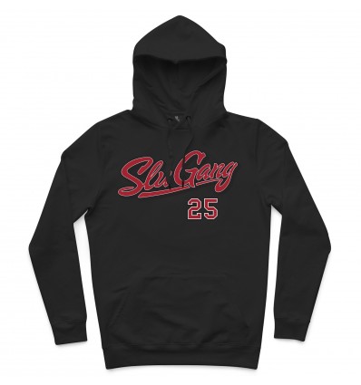 BLUZA KANGURKA MĘSKA BASEBALL HOODIE CZARNY