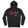BLUZA KANGURKA MĘSKA BASEBALL HOODIE CZARNY