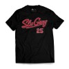 T-SHIRT MĘSKI BASEBALL CZARNA
