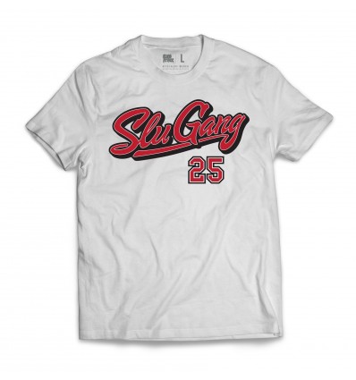 T-SHIRT MĘSKI BASEBALL BIAŁA
