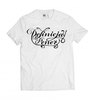 T-SHIRT MĘSKI DEFINICJA PENER BIAŁA