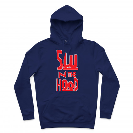 BLUZA KANGURKA MĘSKA SLU N THE HOOD GRANATOWA
